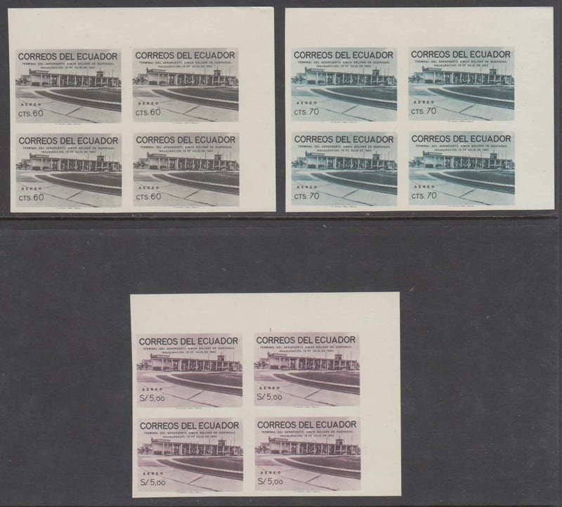 Ecuador 1963 — airpost issue