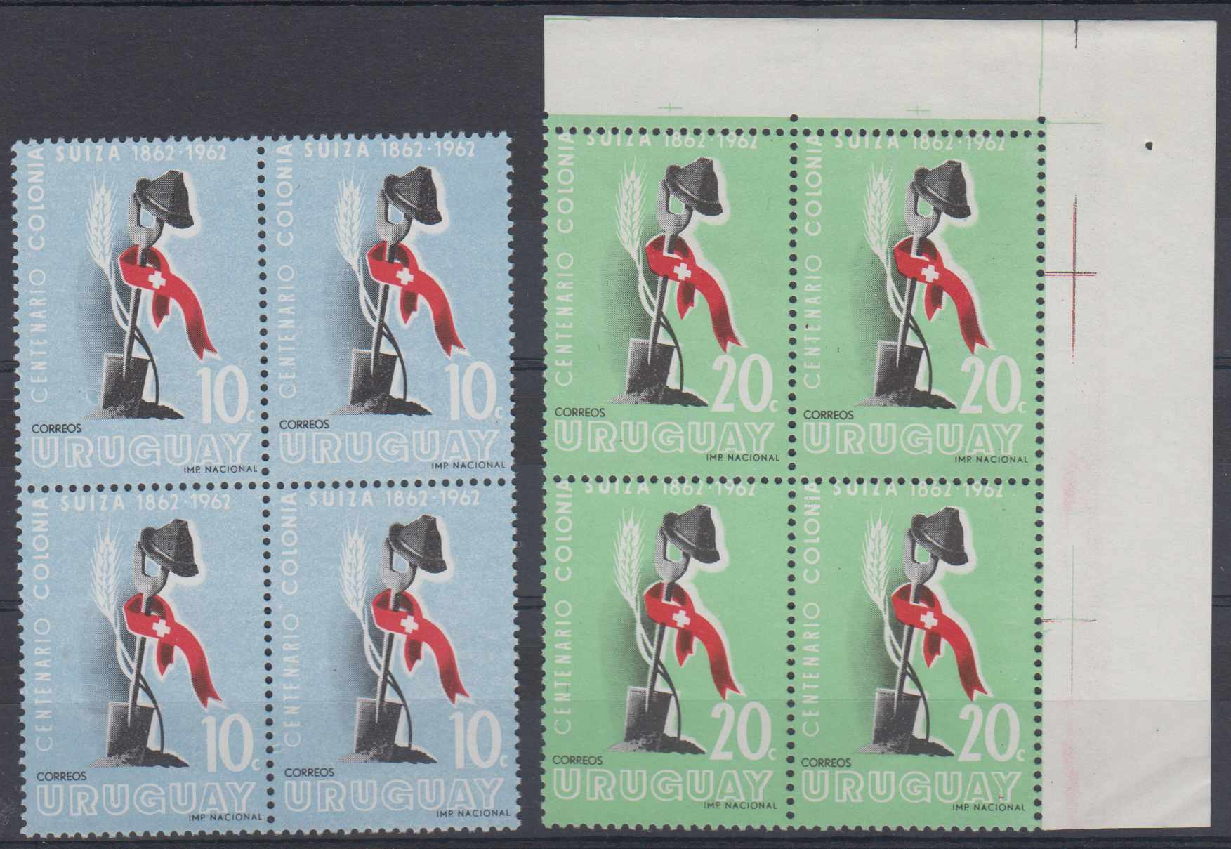 Uruguay 1962 — Swiss Settlement