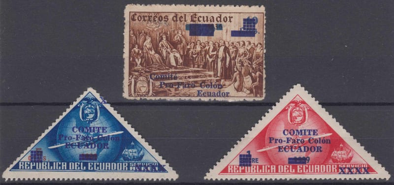Ecuador 1939 — Unissued Columbus