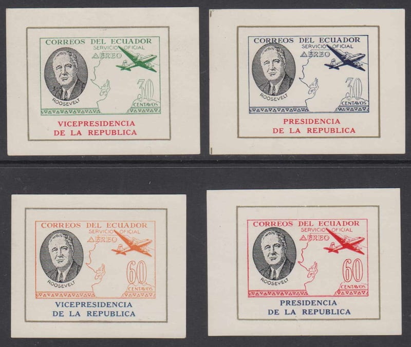 Ecuador 1949 — Roosevelt airpost issue