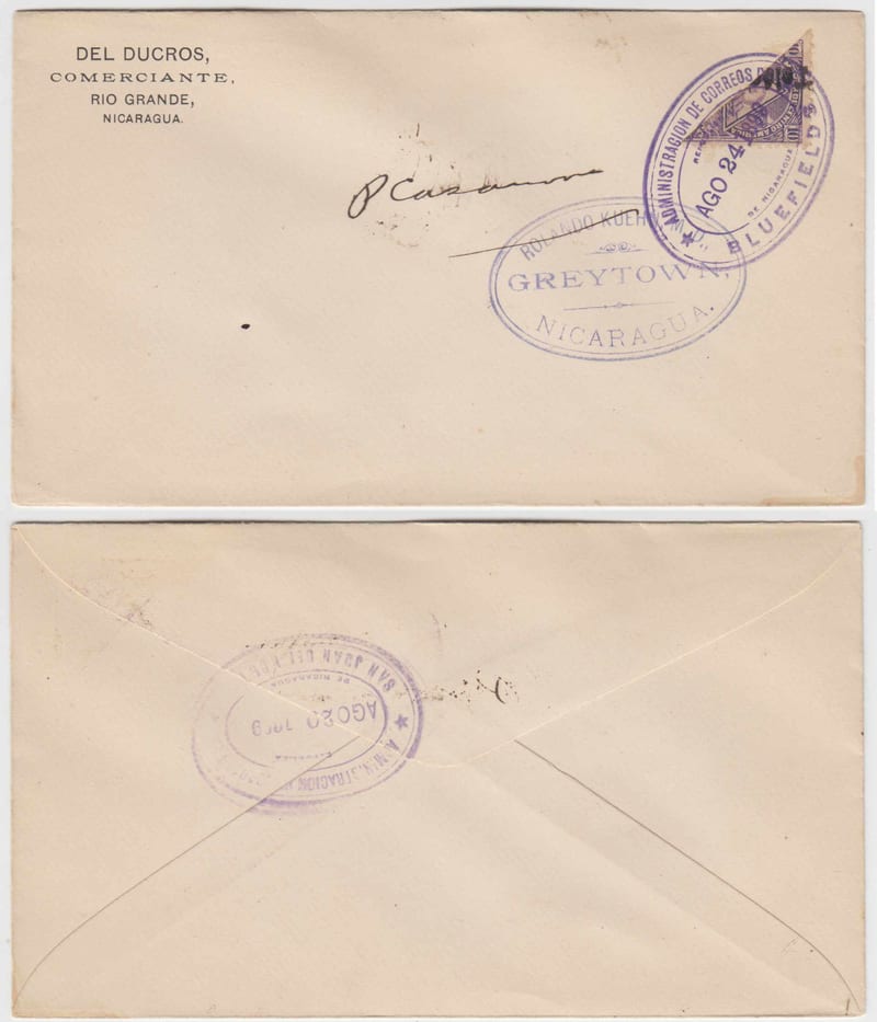 Nicaragua 1899 — Aug24