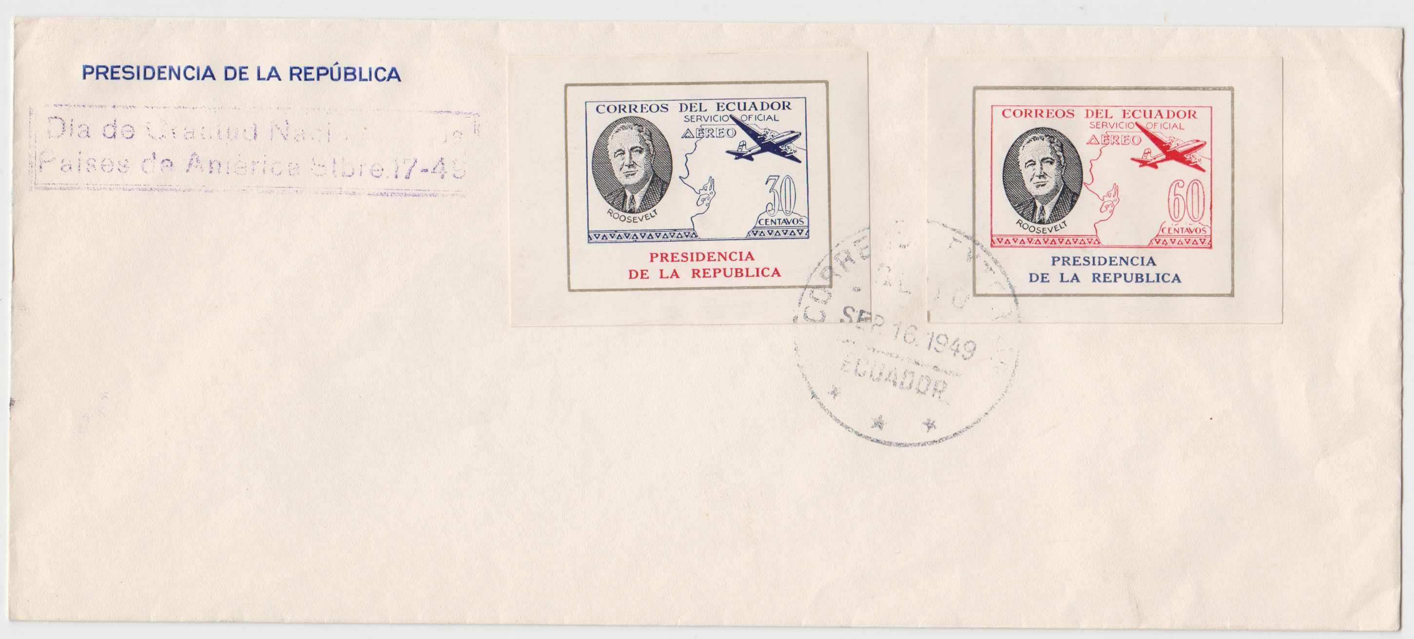 Ecuador 1949 — Sep 16 & 17