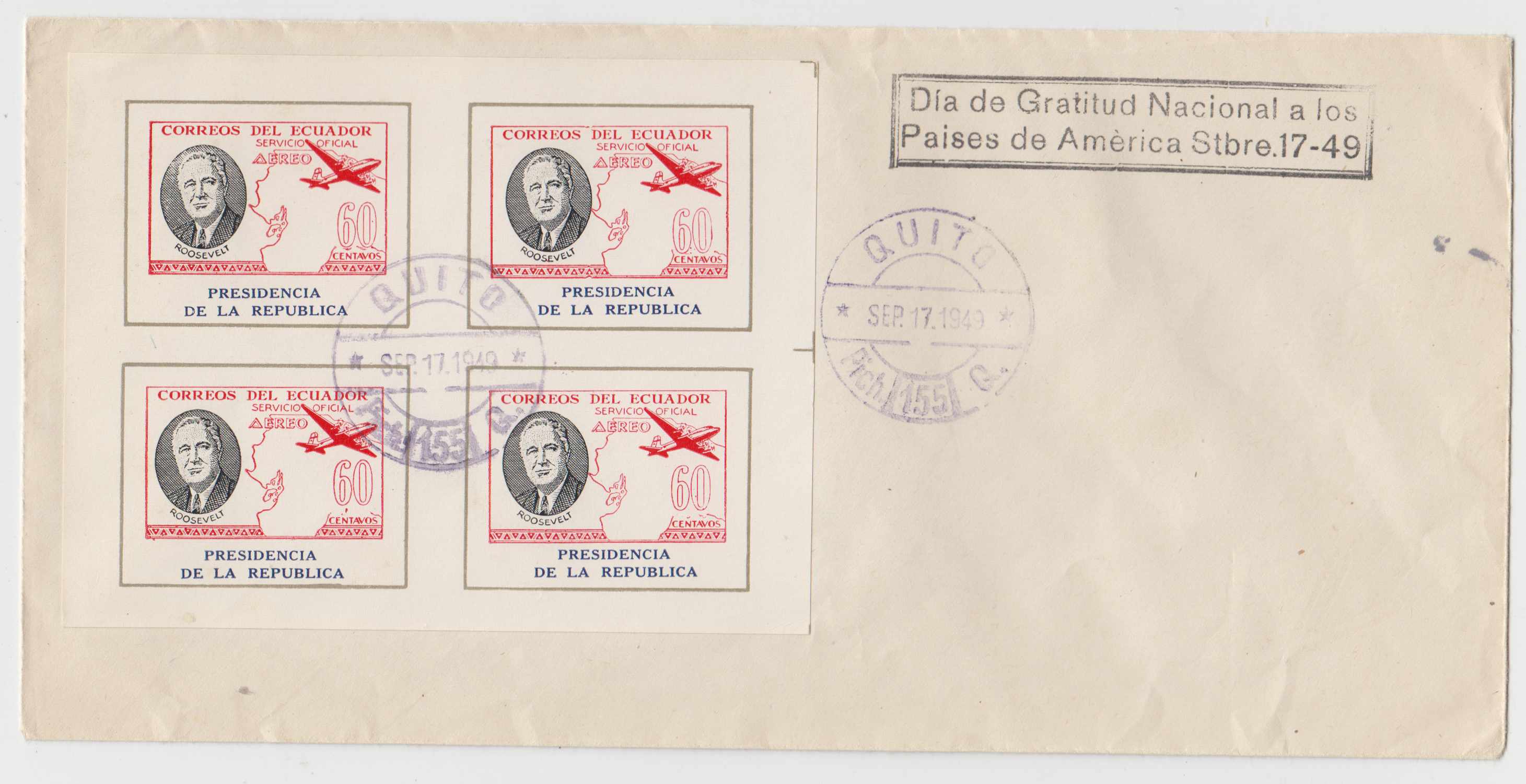 Ecuador 1949 — Sep 16 & 17
