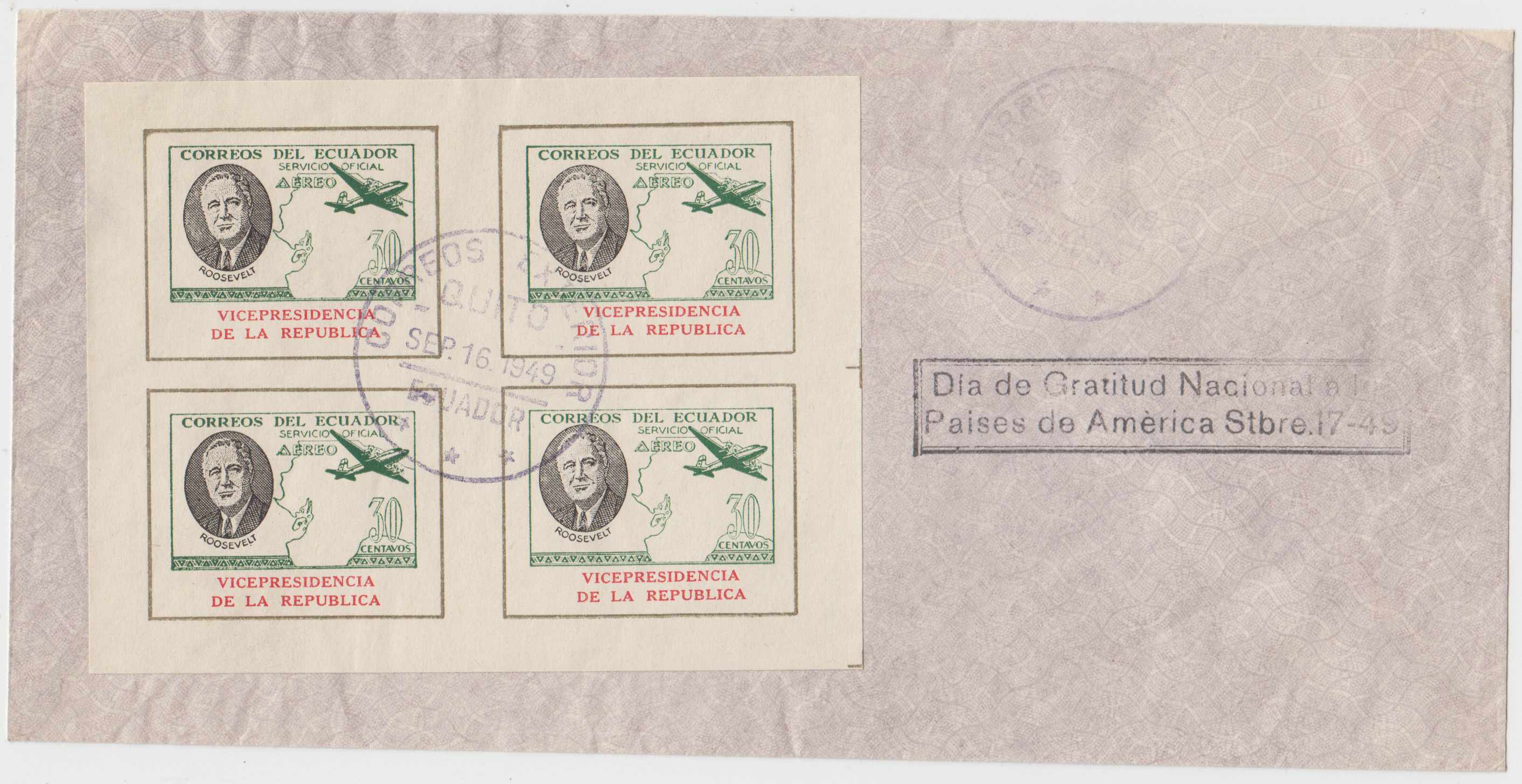 Ecuador 1949 — Sep 16 & 17