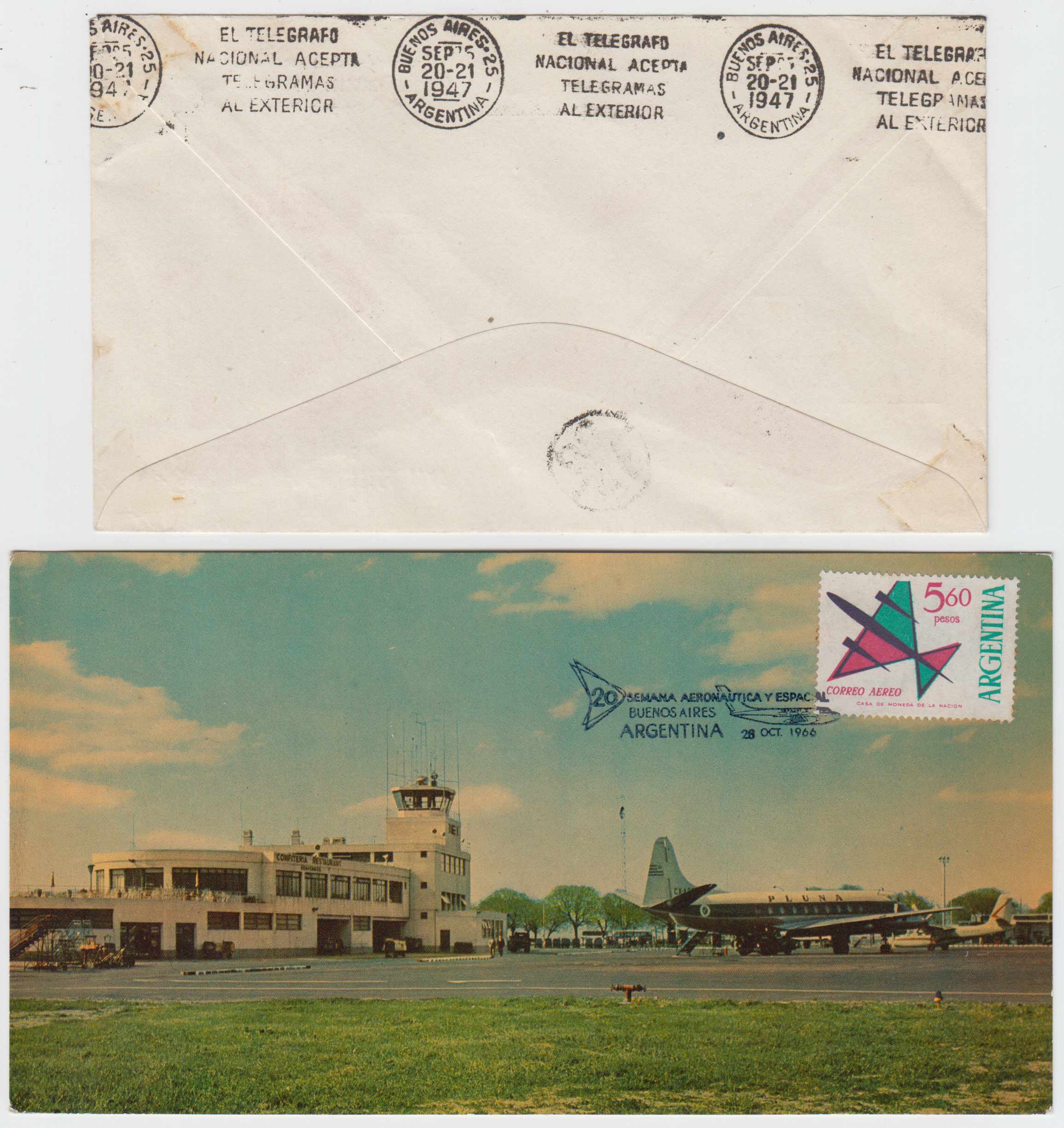 Argentina 1947 — Space & Aeronautic Weeks