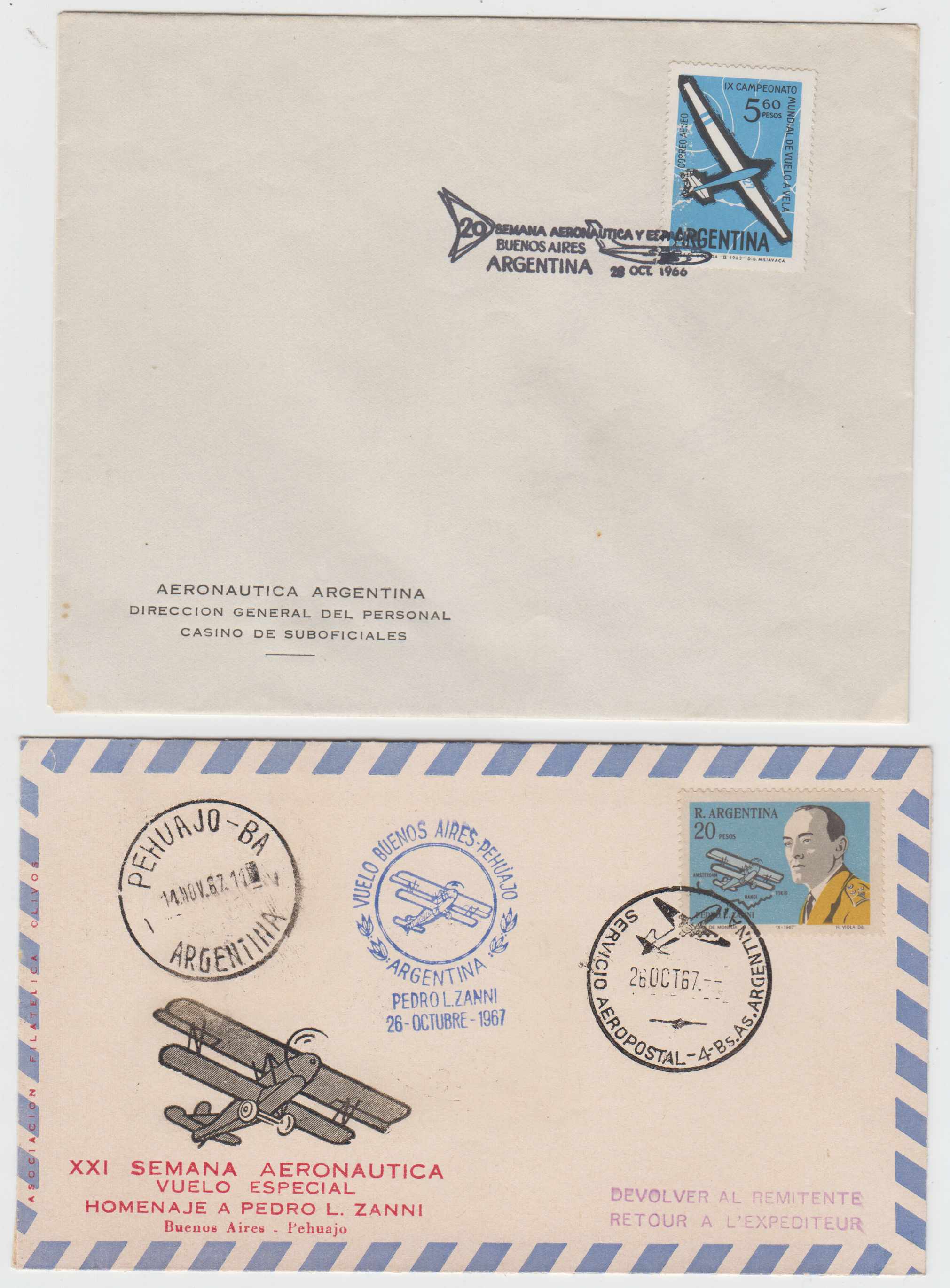 Argentina 1947 — Space & Aeronautic Weeks