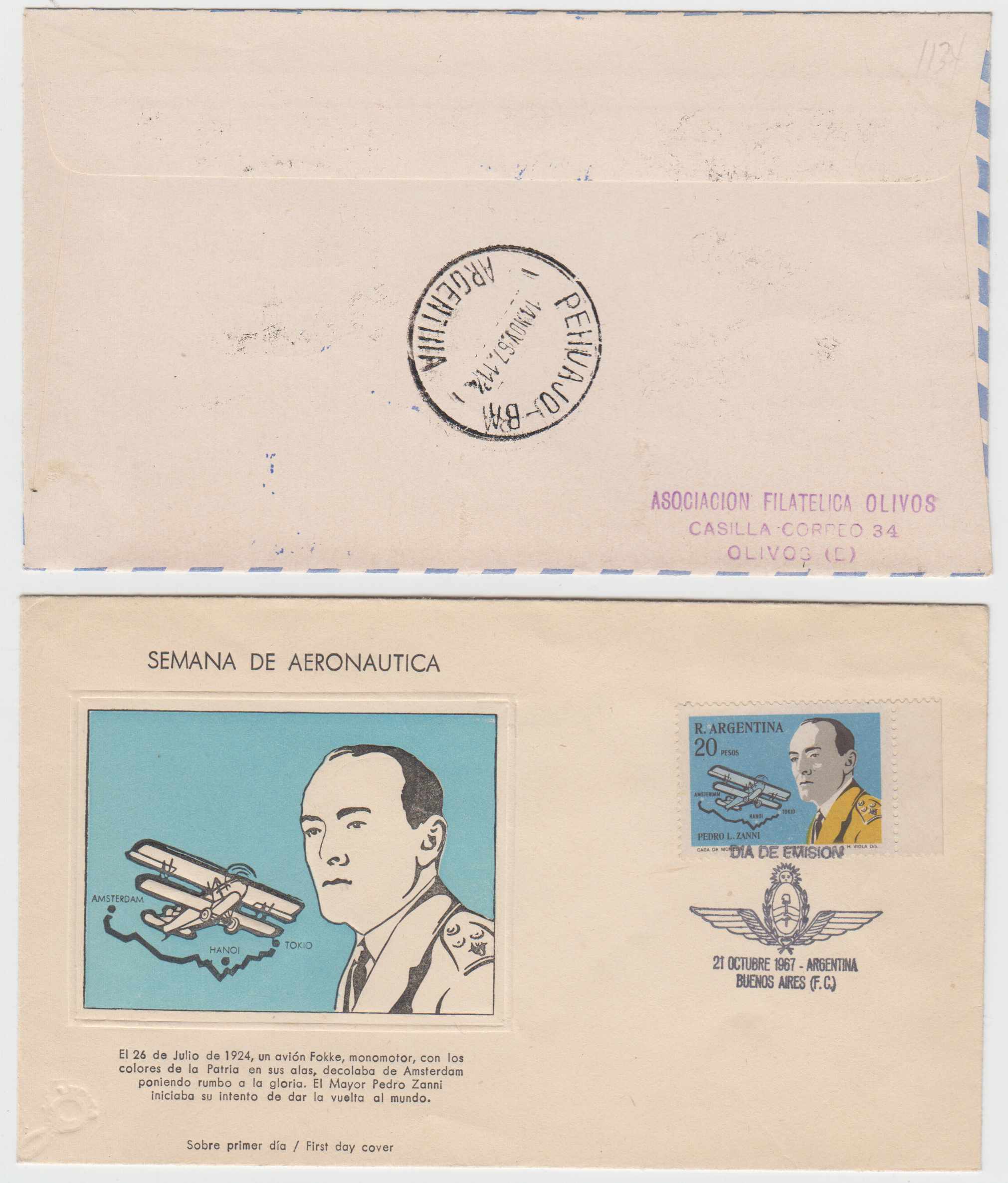 Argentina 1947 — Space & Aeronautic Weeks