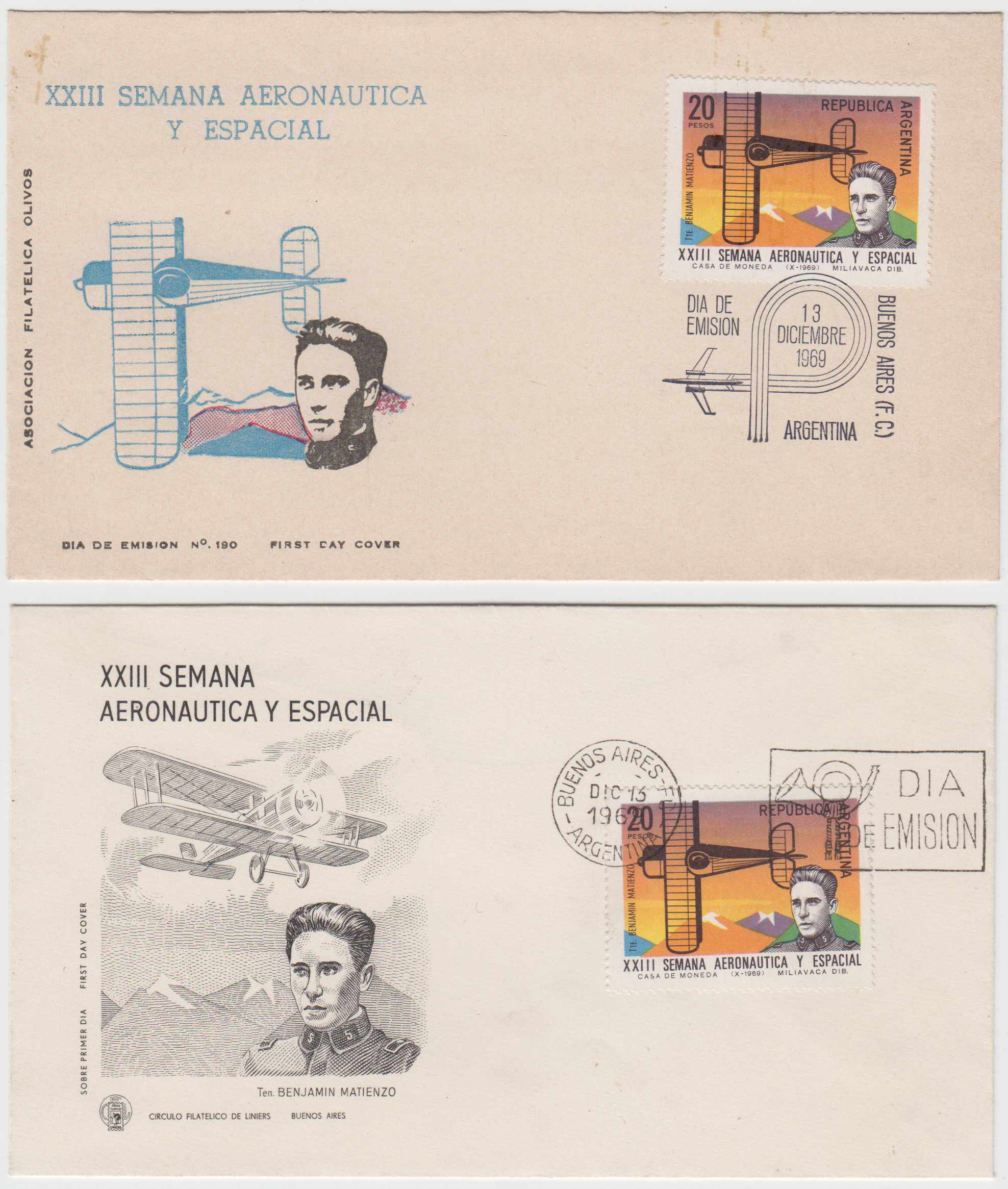 Argentina 1947 — Space & Aeronautic Weeks