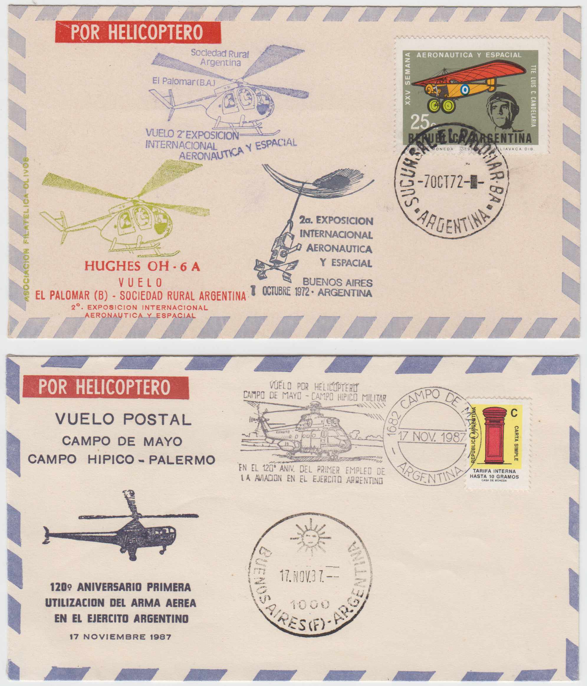 Argentina 1959 — Helicopater Flights