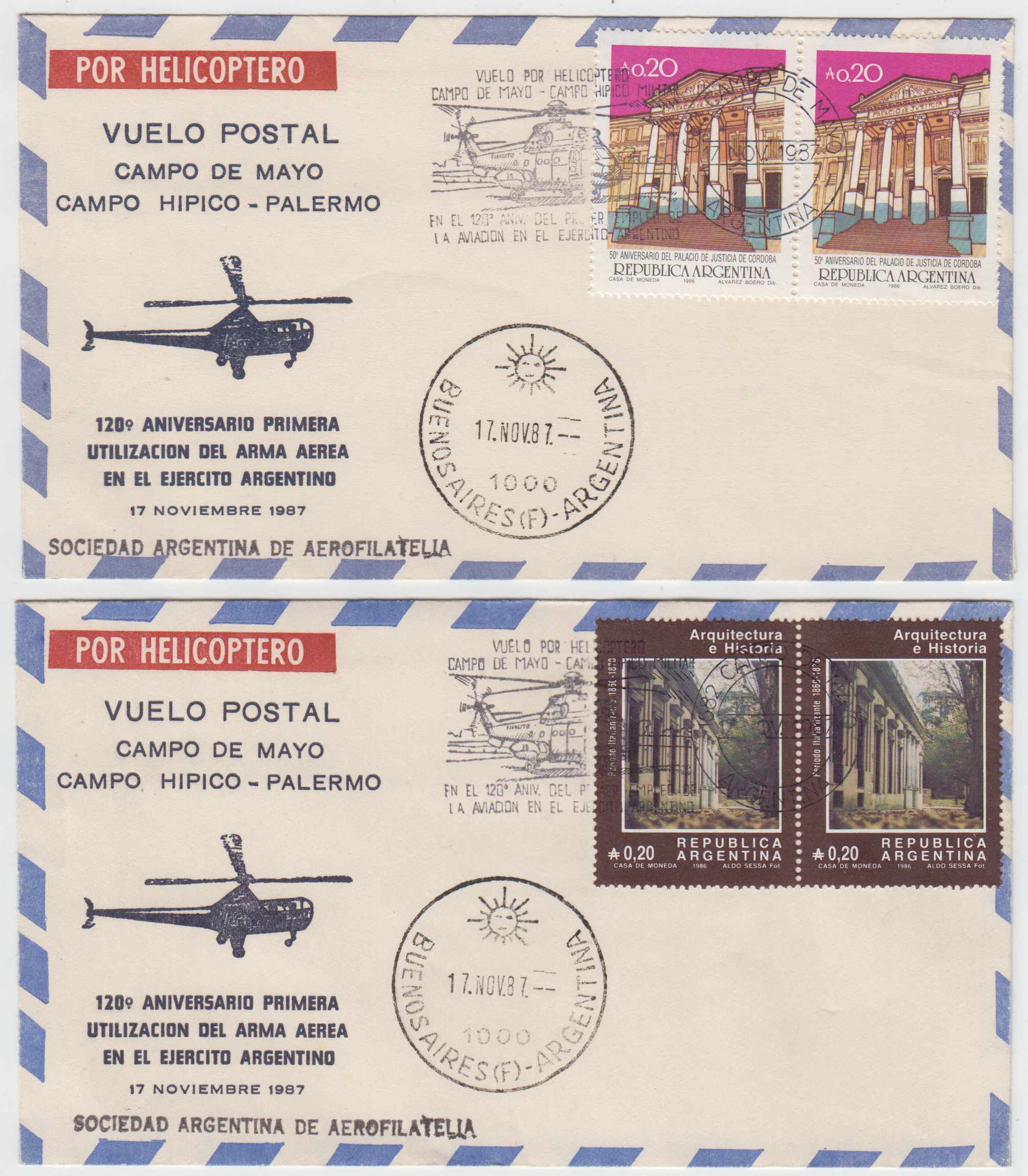 Argentina 1959 — Helicopater Flights