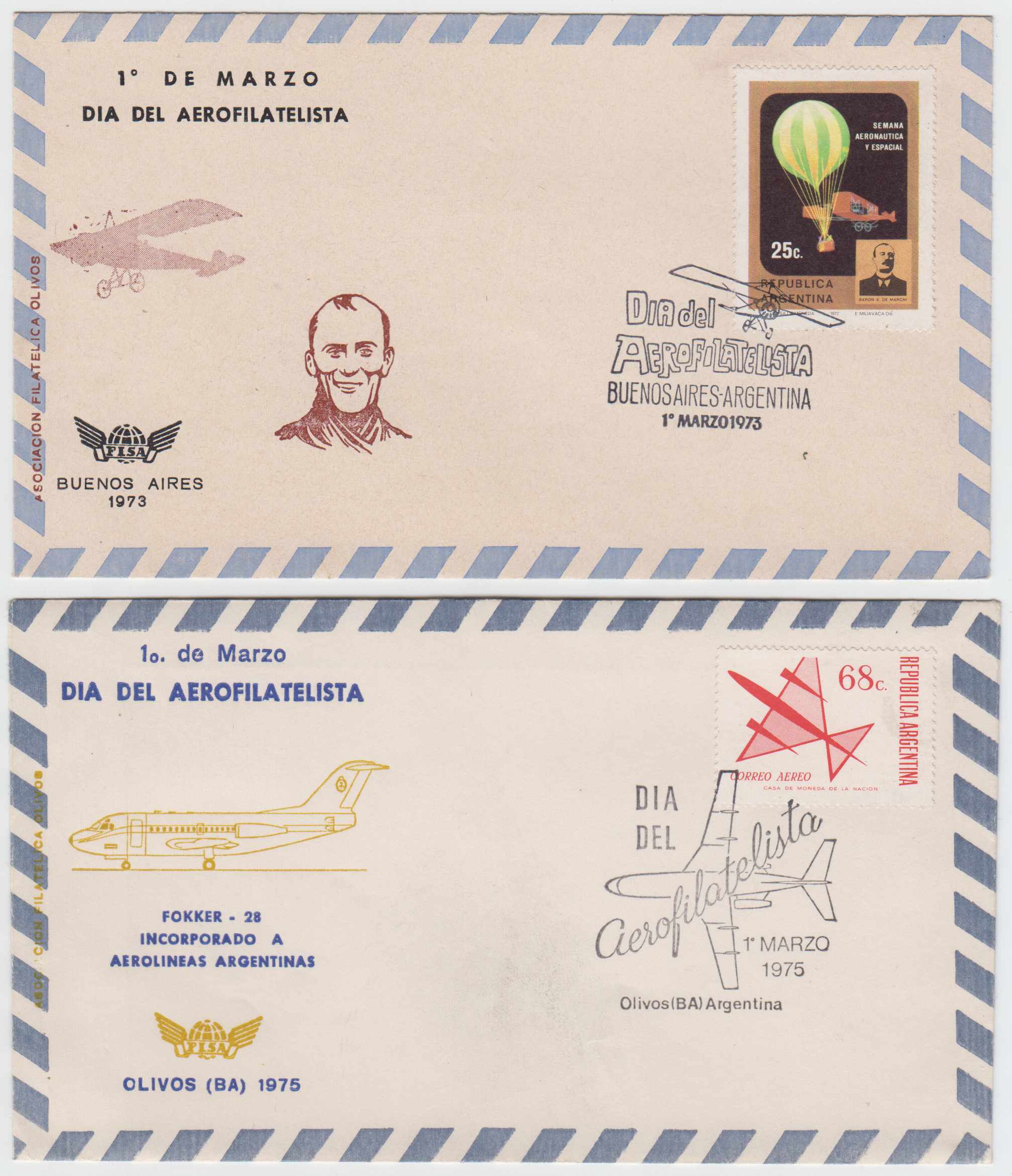 Argentina 1964 — Air Philatelist Day