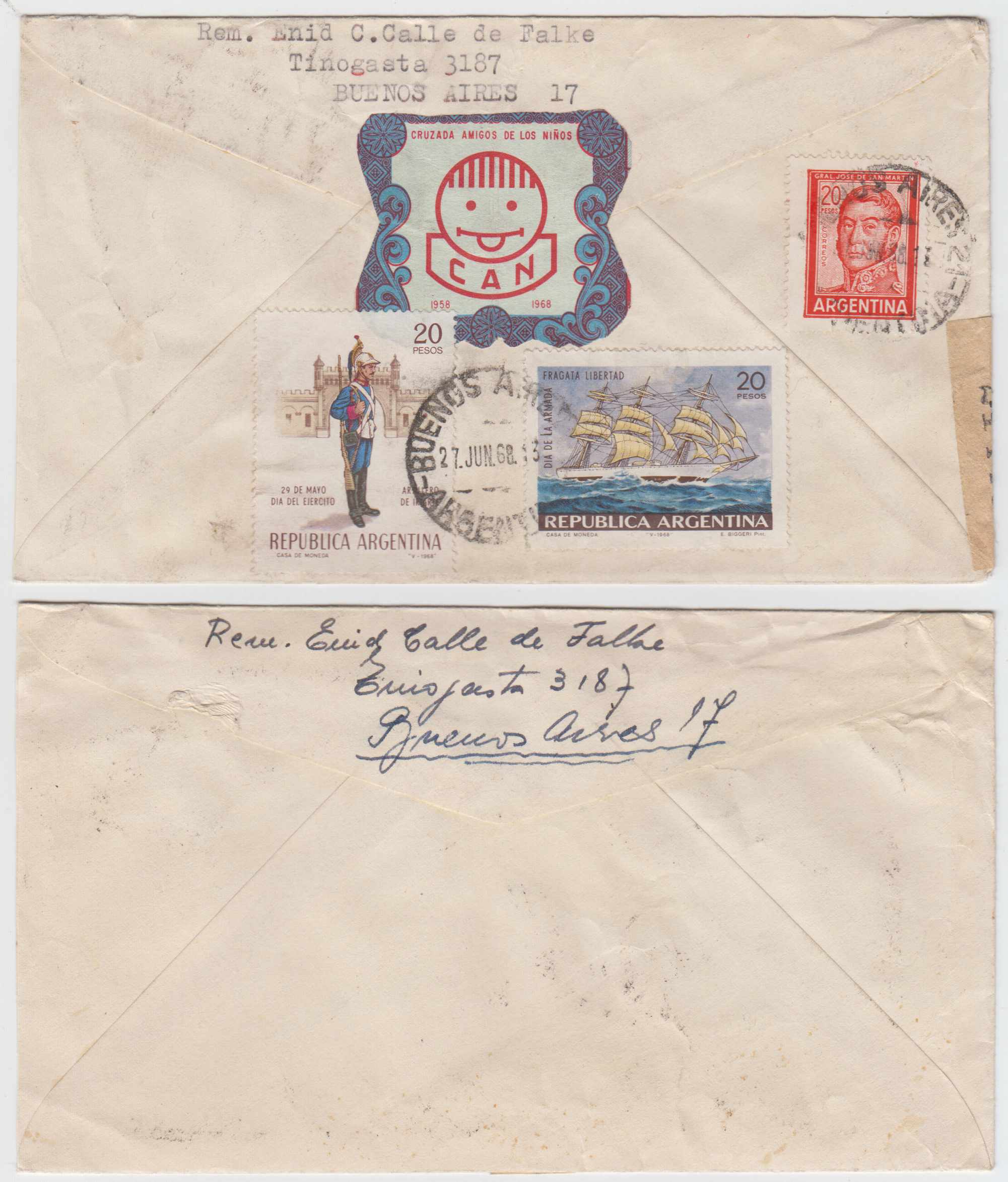 Argentina 1967 — Express Fancy Deco Cover