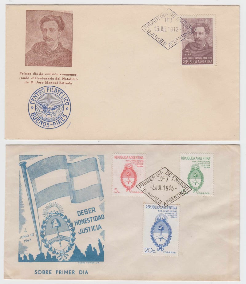 Argentina 1942 — FD Covers