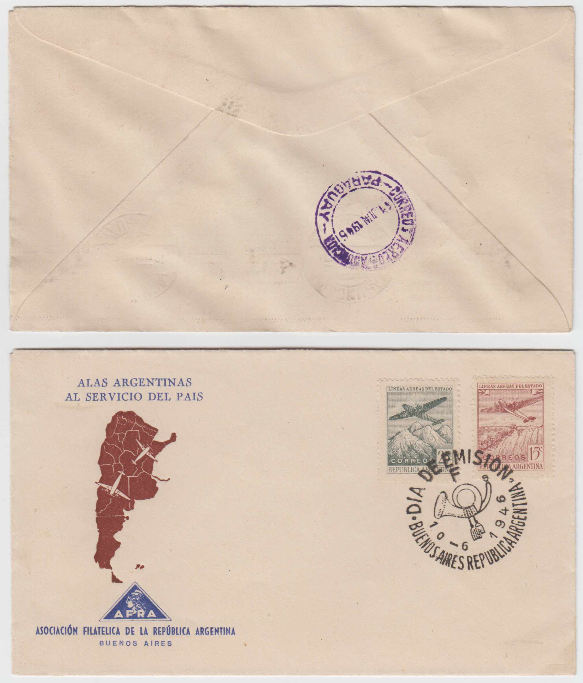 Argentina 1942 — FD Covers