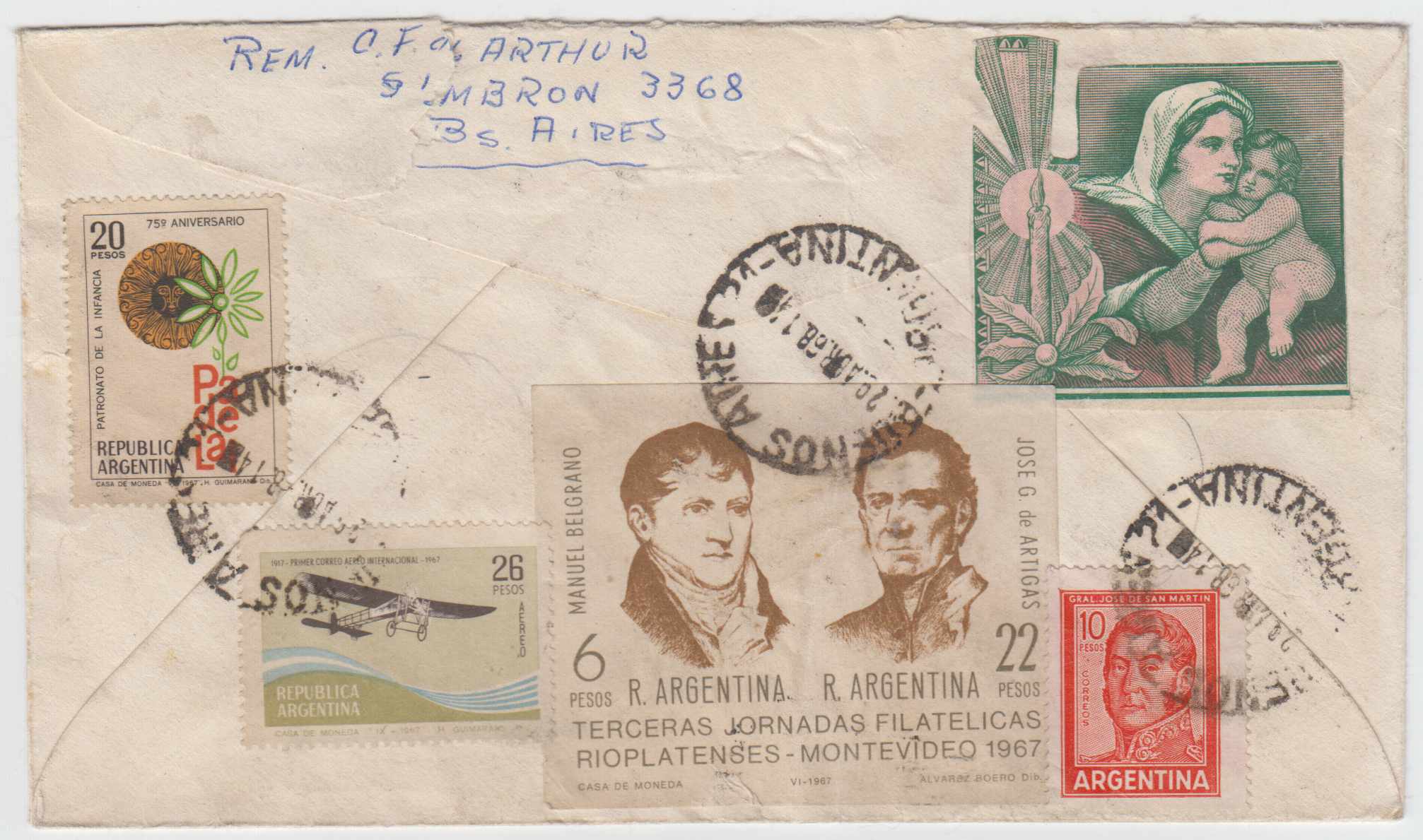 Argentina 1942 — FD Covers