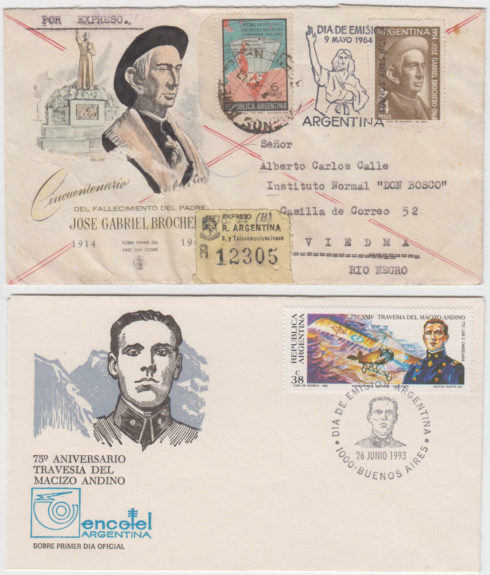 Argentina 1942 — FD Covers