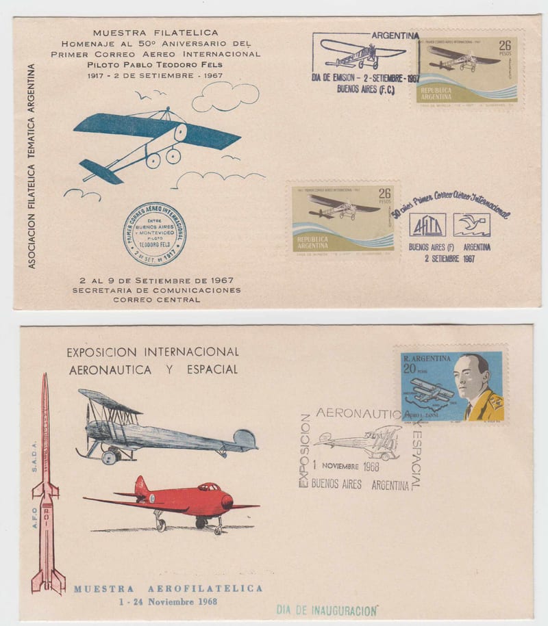 Argentina 1959 — Airpst Philatelic Exhibitions