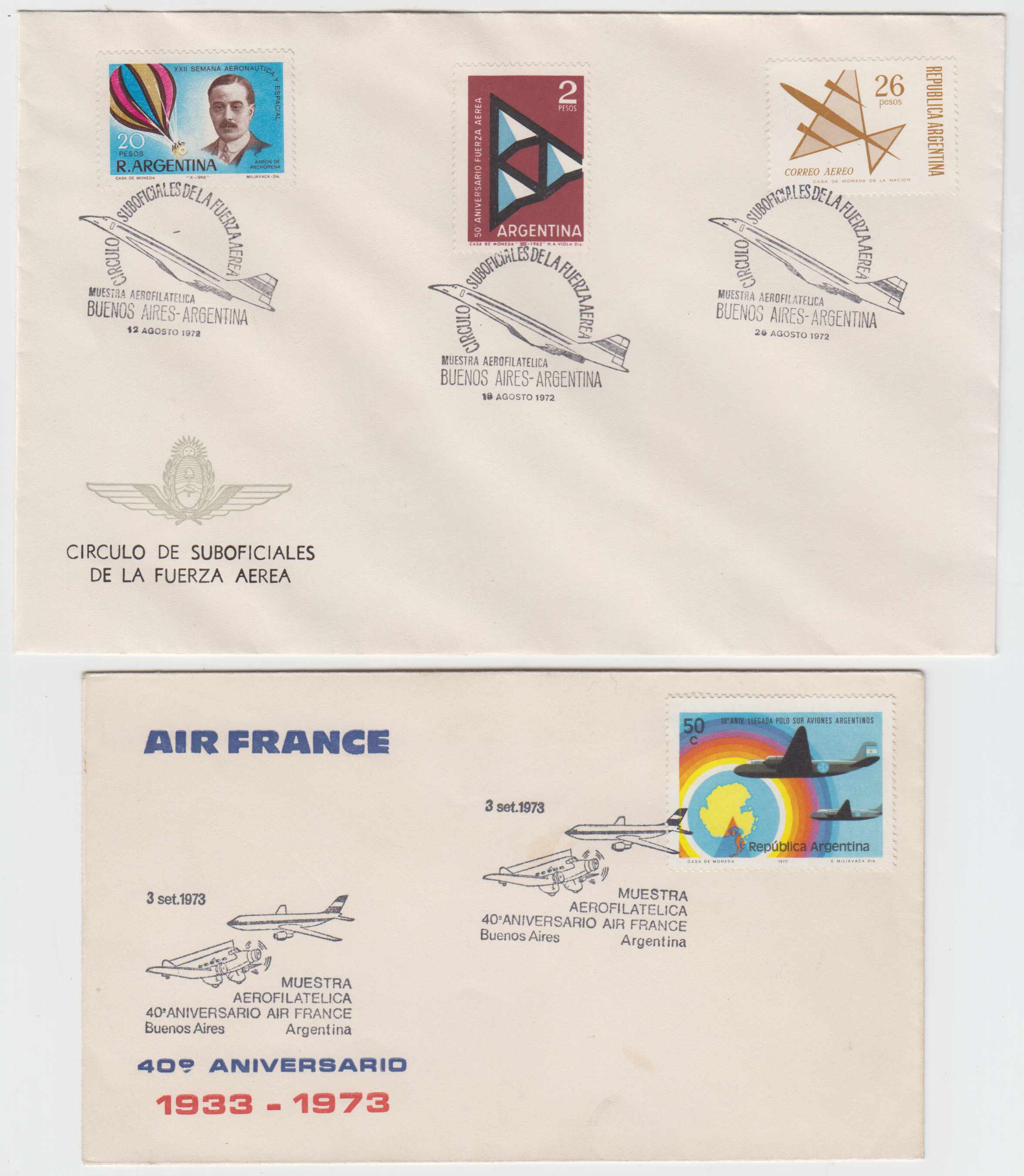 Argentina 1959 — Airpst Philatelic Exhibitions