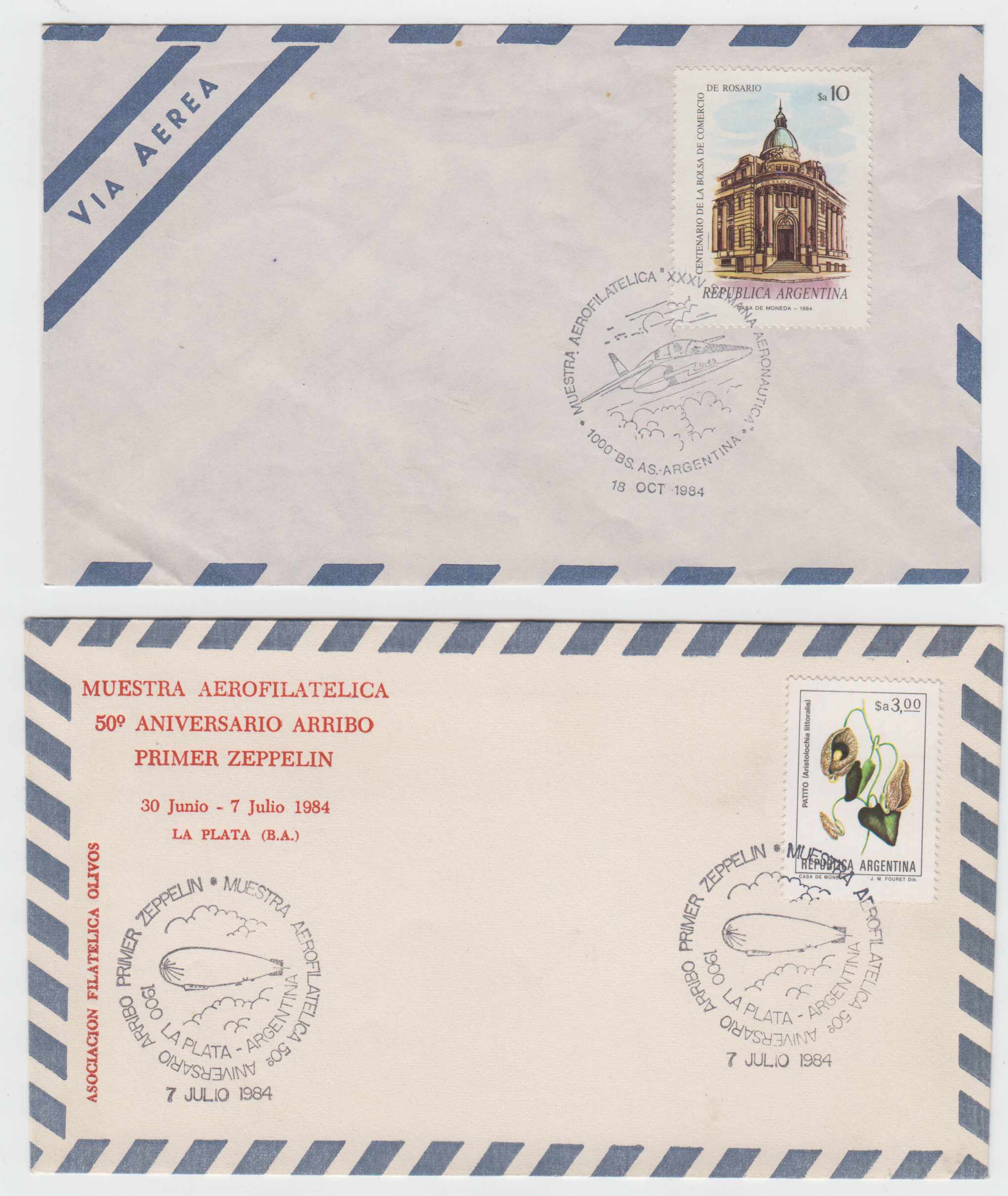 Argentina 1959 — Airpst Philatelic Exhibitions