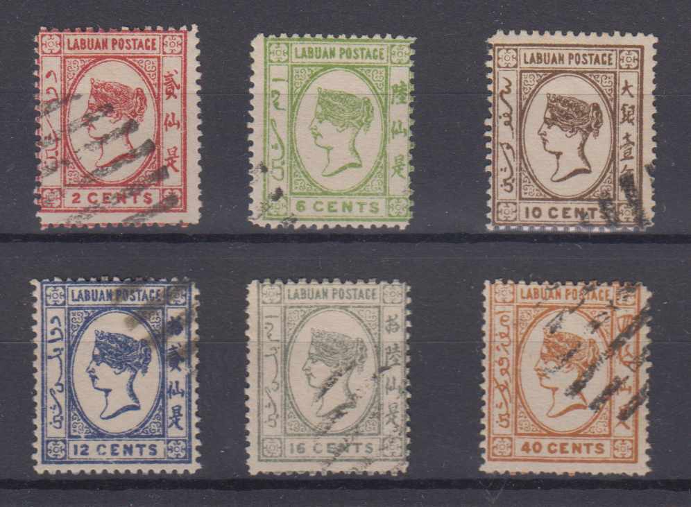 Labuan 1892 — QV issues