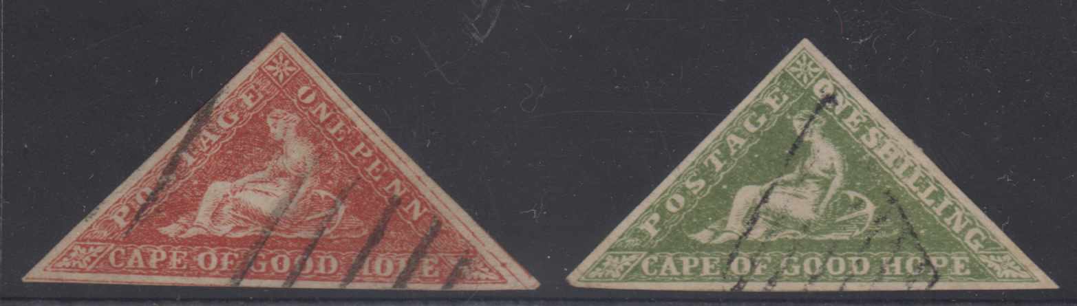 Cape of Good hope 1855 — Scott 3 & 6