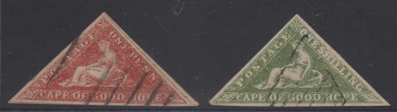 Cape of Good hope 1855 — Scott 3 & 6