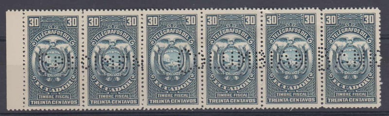 Ecuador 1928 — Telegraph