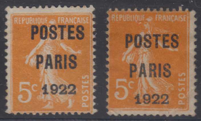 France 1920 — Precancelled