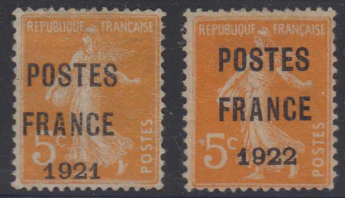 France 1920 — Precancelled