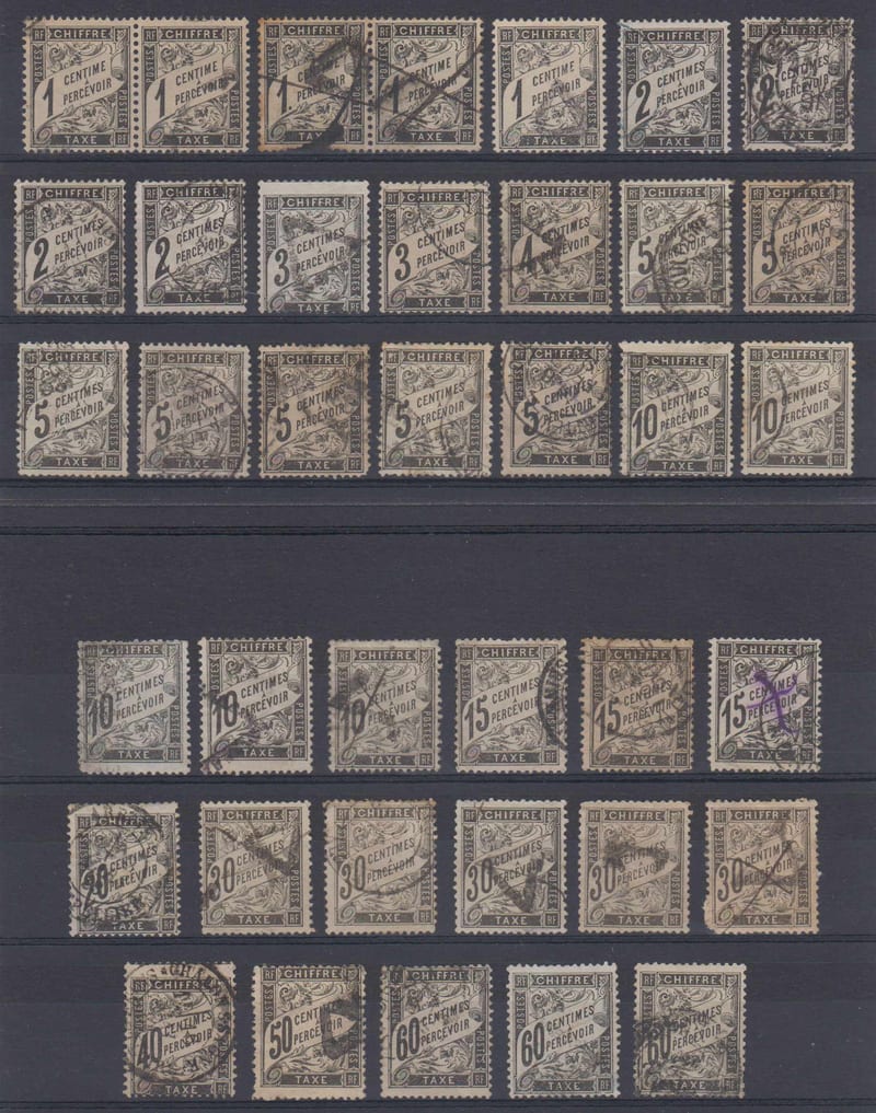 France 1882 — Postage due