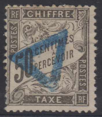 France 1882 — Postage due