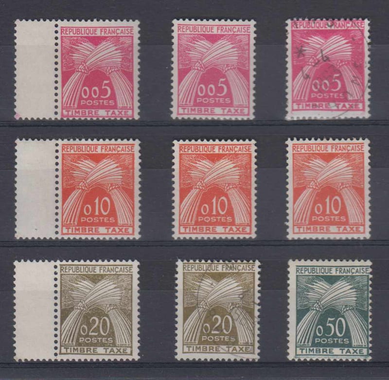 France 1960 — Postage due