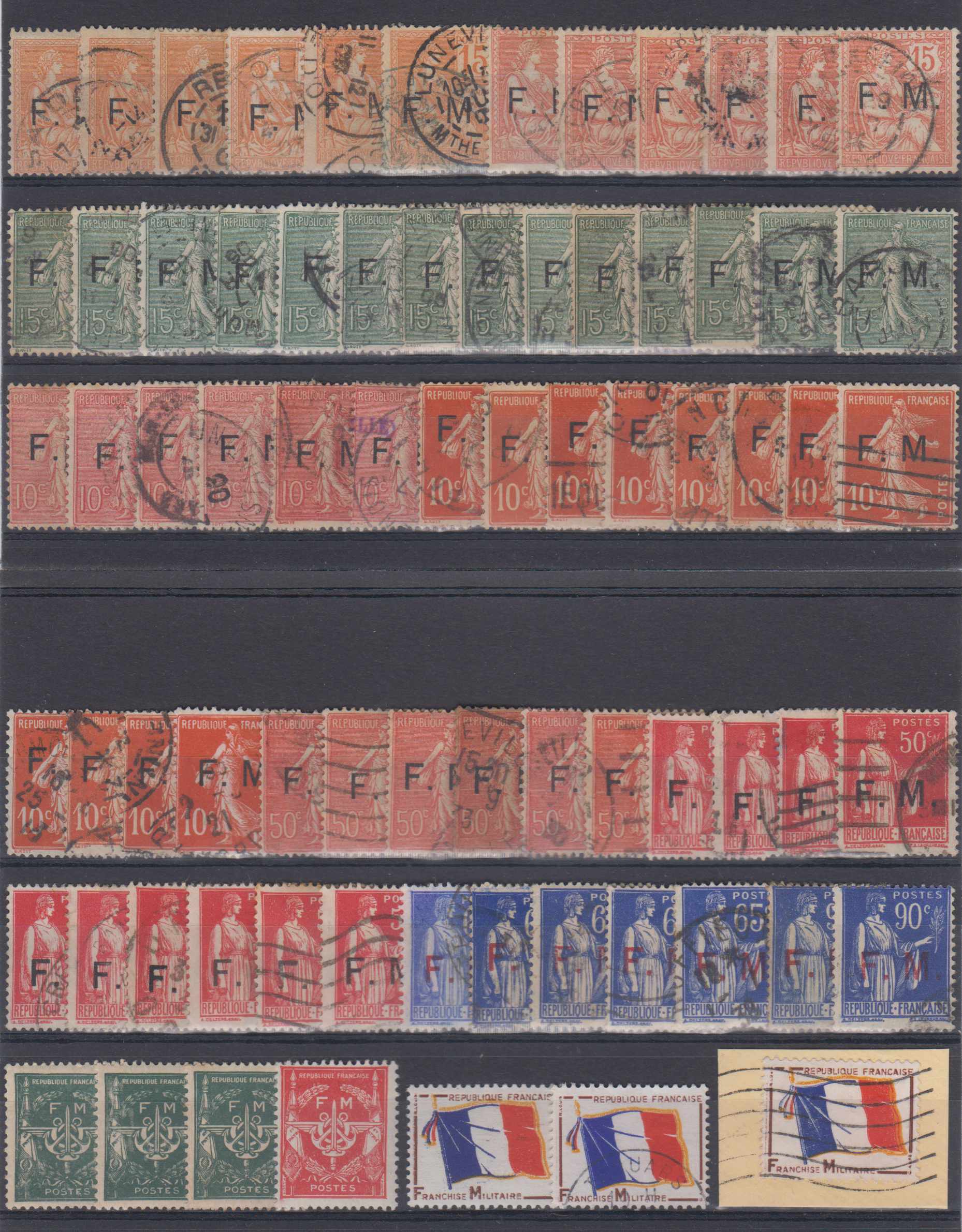 France — Military stamps
