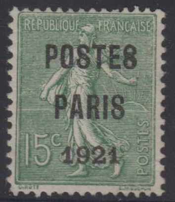 France 1920 — Precancelled