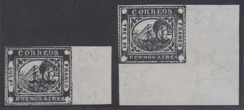 Argentina 1858 — Steamship
