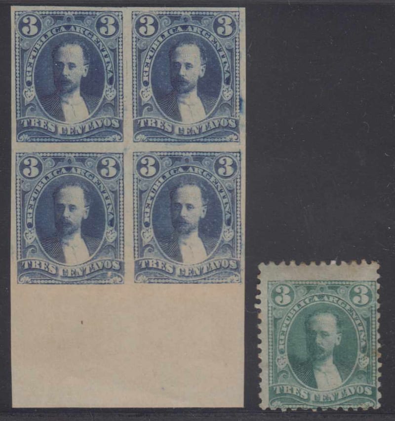 Argentina 1888 — Juarez Celman