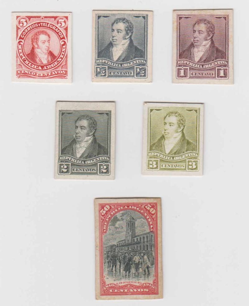 Argentina 1888 — Proofs