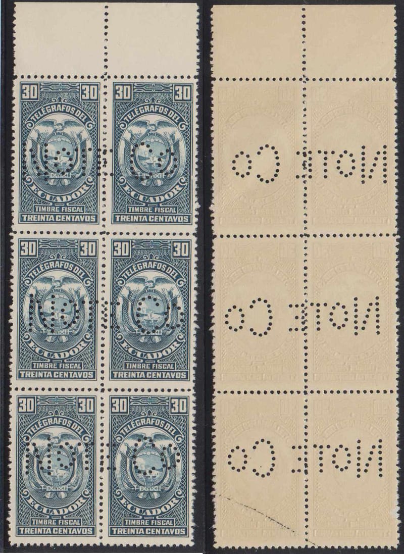 Ecuador 1928 — Telegraph