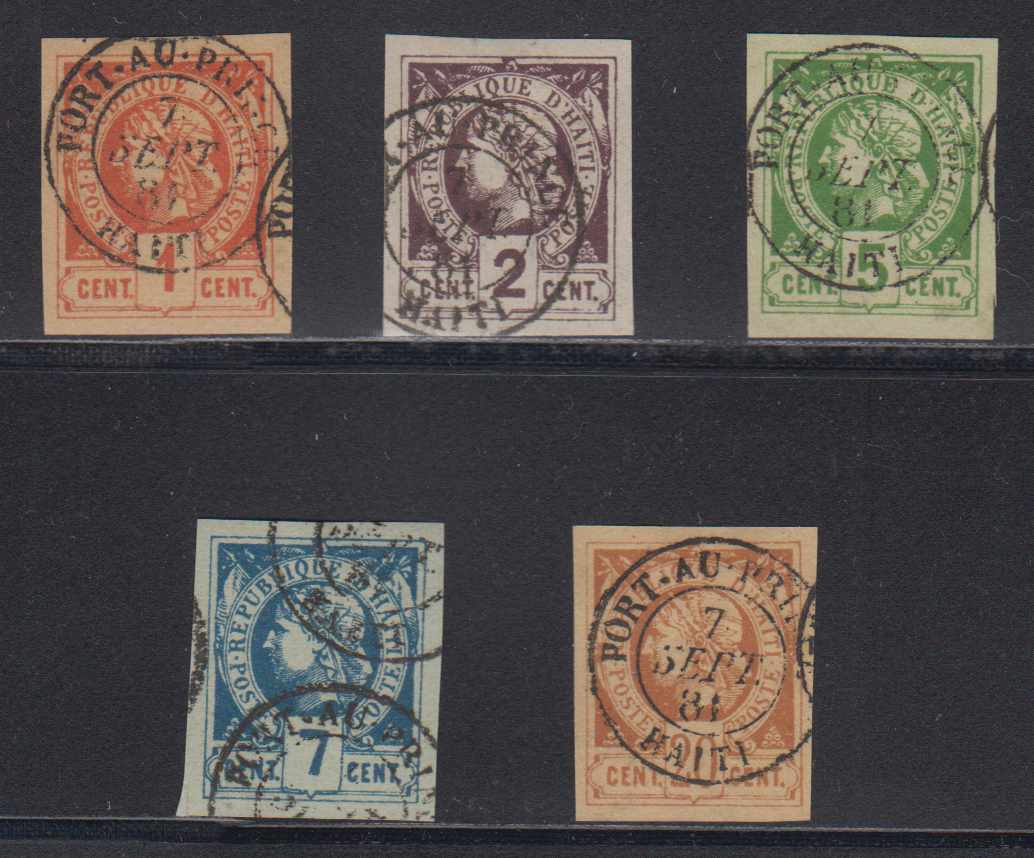 Haiti 1881 — Liberty Head