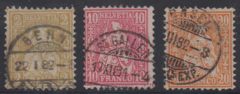 Switzerland 1862 — Helvetia