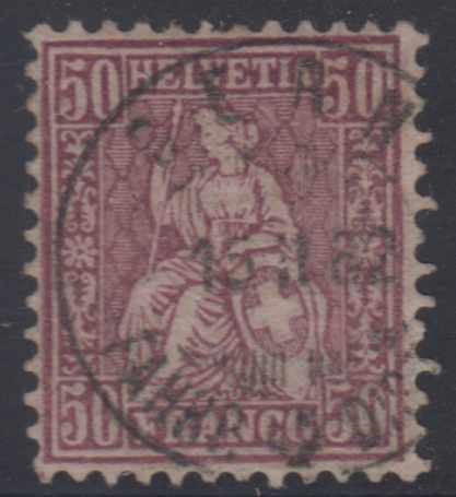 Switzerland 1882 — Helvetia