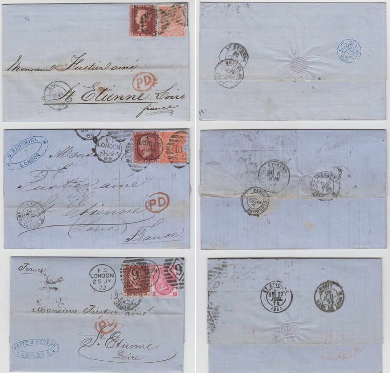 Great Britain 1865 — Mixed QV issues