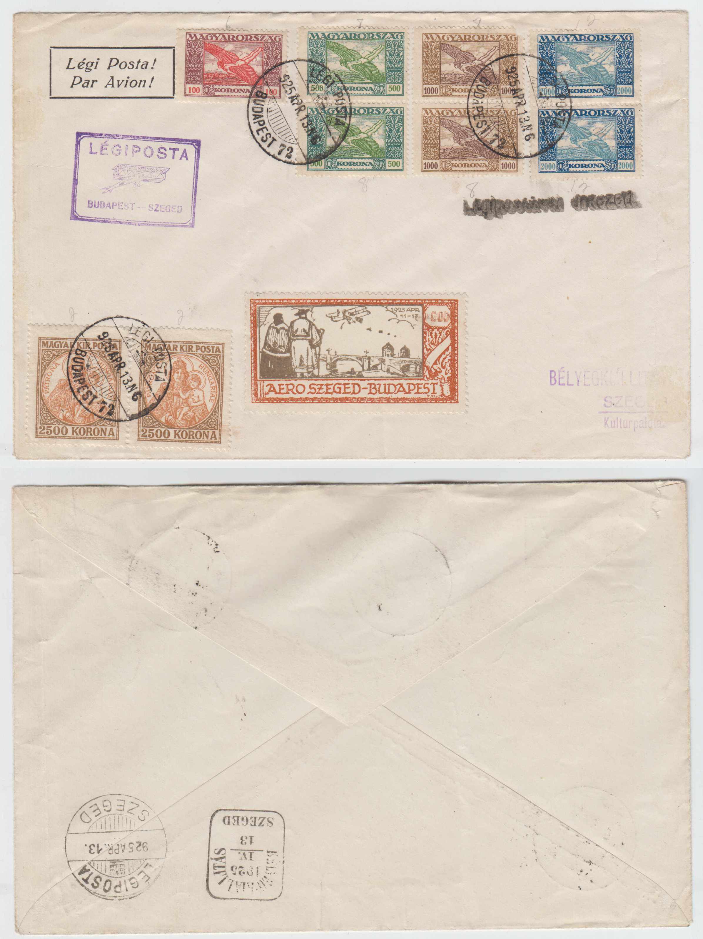 Hungary 1925 — April 13