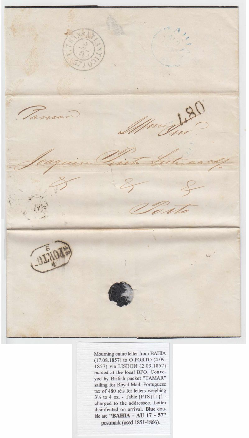 Brazil 1857 — Aug 14