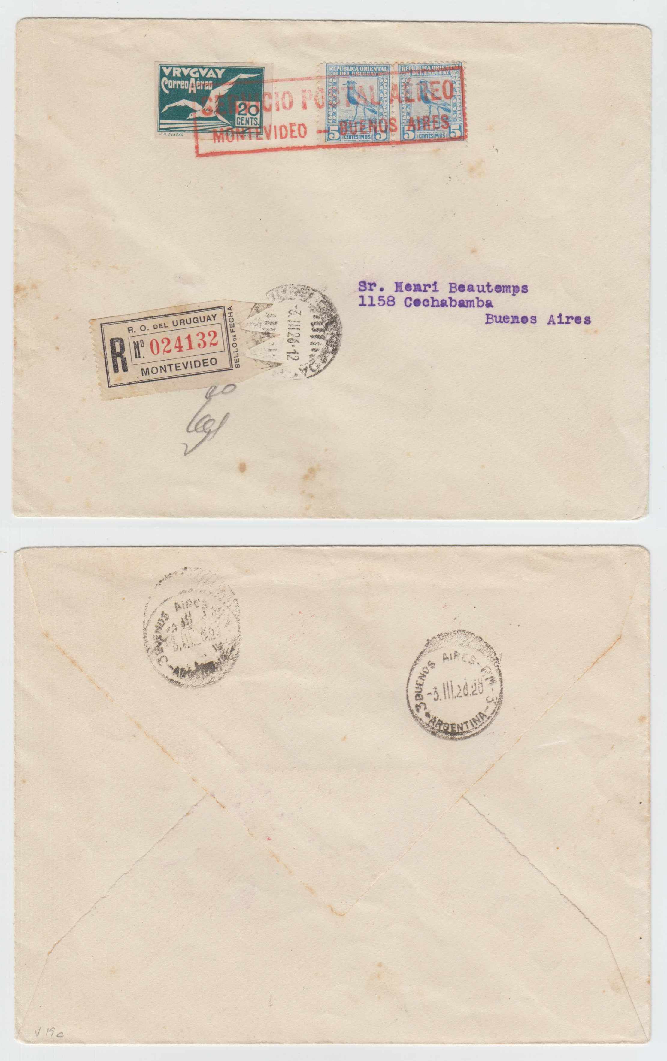 Uruguay 1926 — March 3