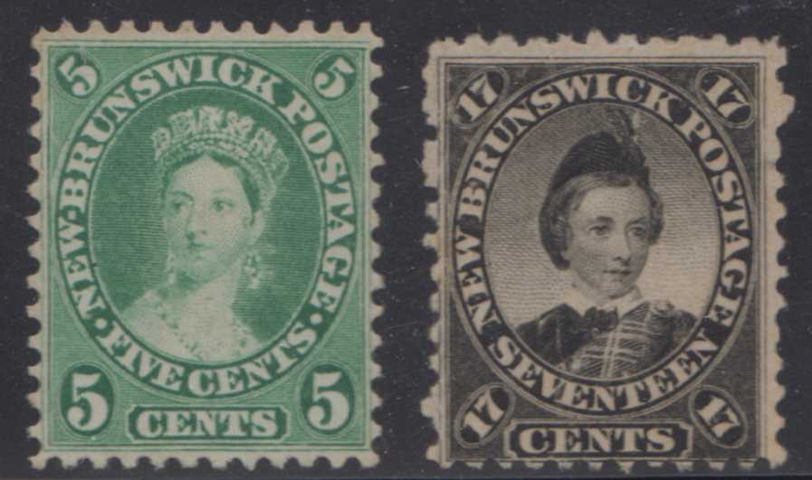Canada 1860 — Scott 8 & 11 top value