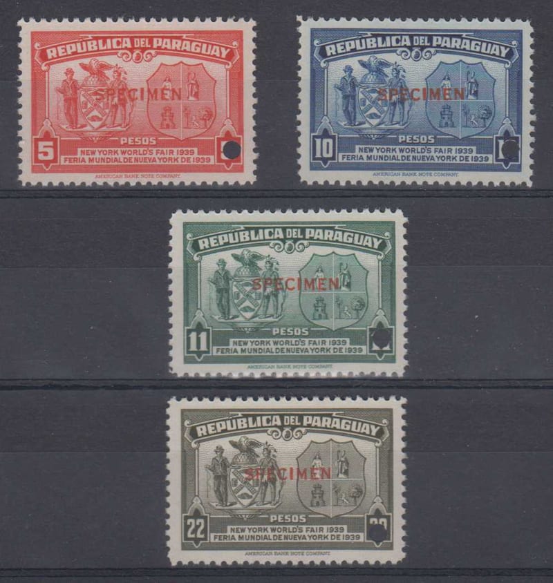 Paraguay 1939 — New York World's Fair