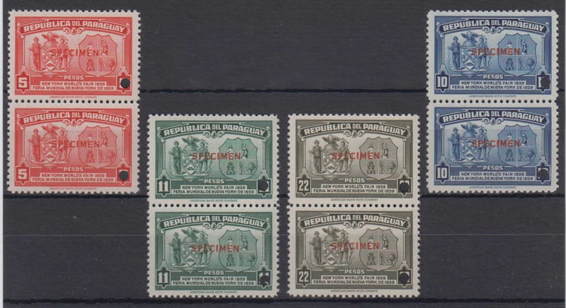 Paraguay 1939 — New York World's Fair