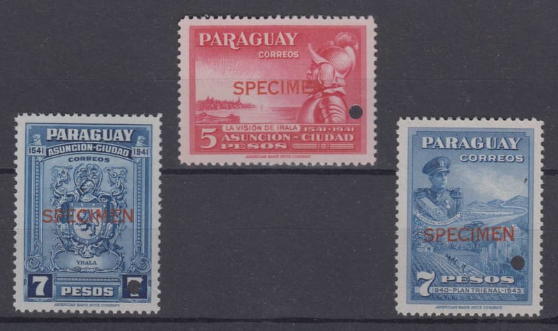 Paraguay 1942 — Arms OF Irala & industry, Agriculture issues
