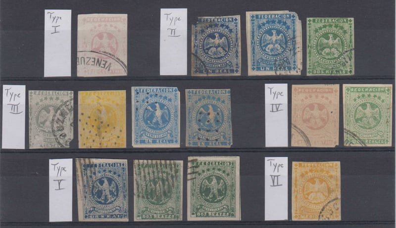 Venezuela 1863 — Eagle issue